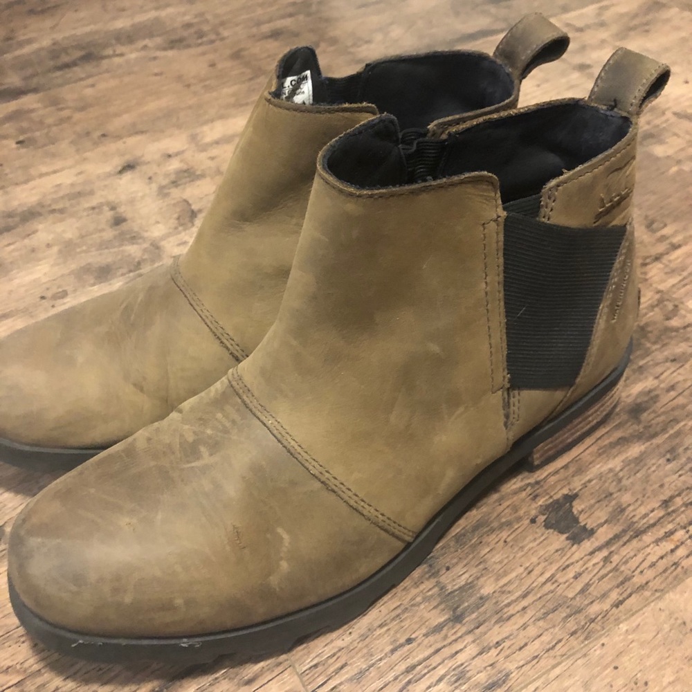 Sorel Emelie Chelsea Waterproof Ankle Boots